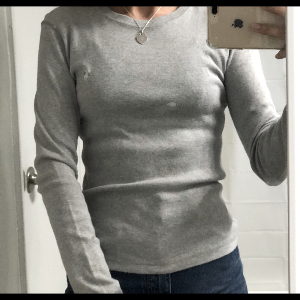 Polo ribbed sweater